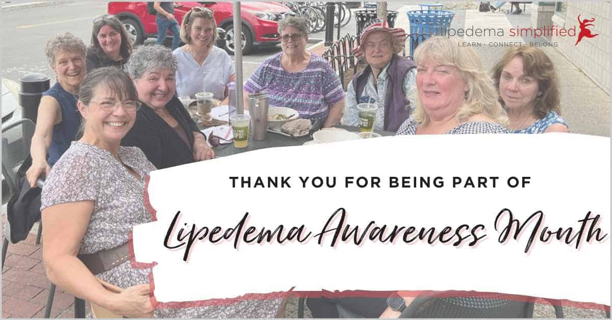 Lipedema Simplified - Awareness Burst Out All Over in June